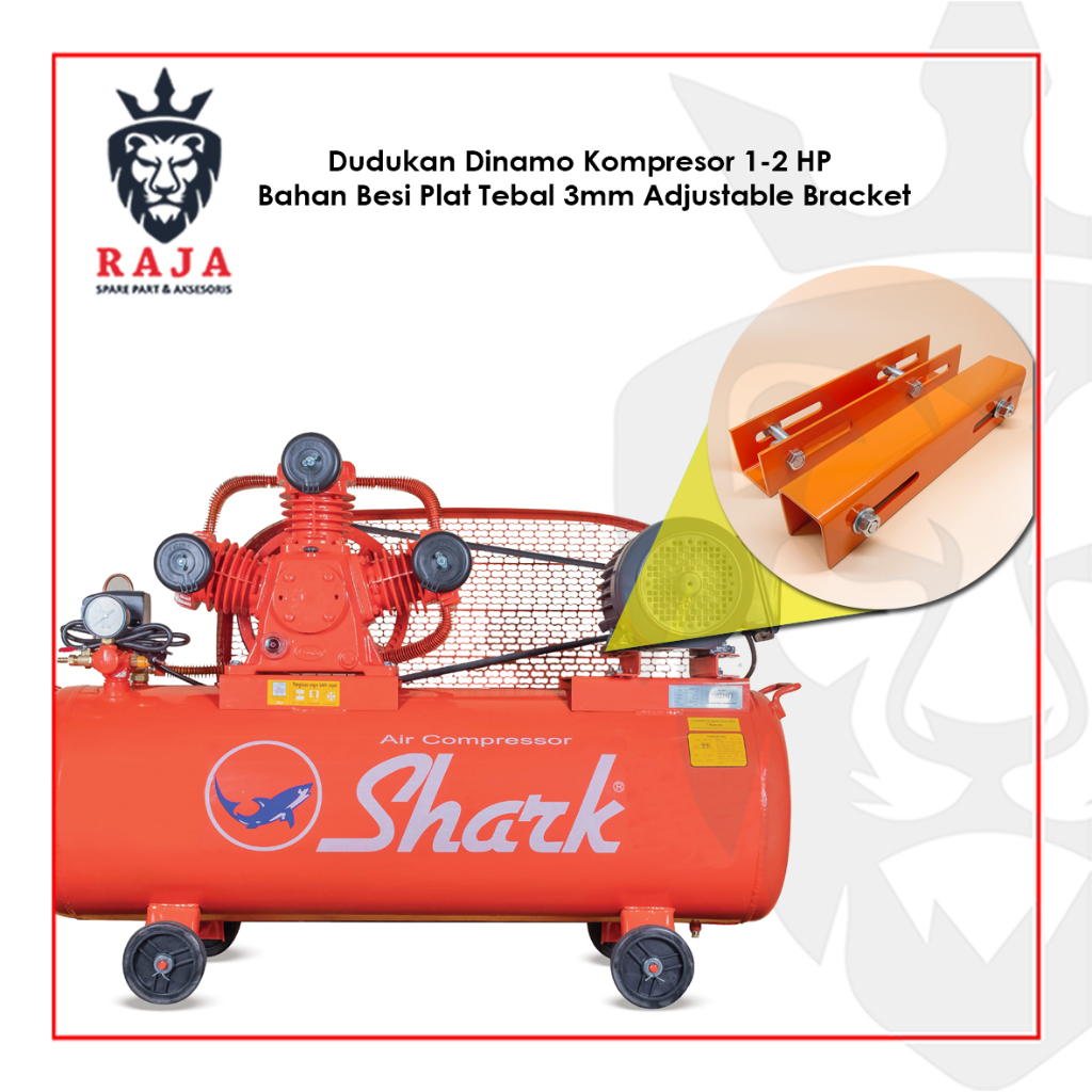 Jual Dudukan Dinamo Kompresor 1-2 HP / Kaki Dudukan Mesin Kompresor ...
