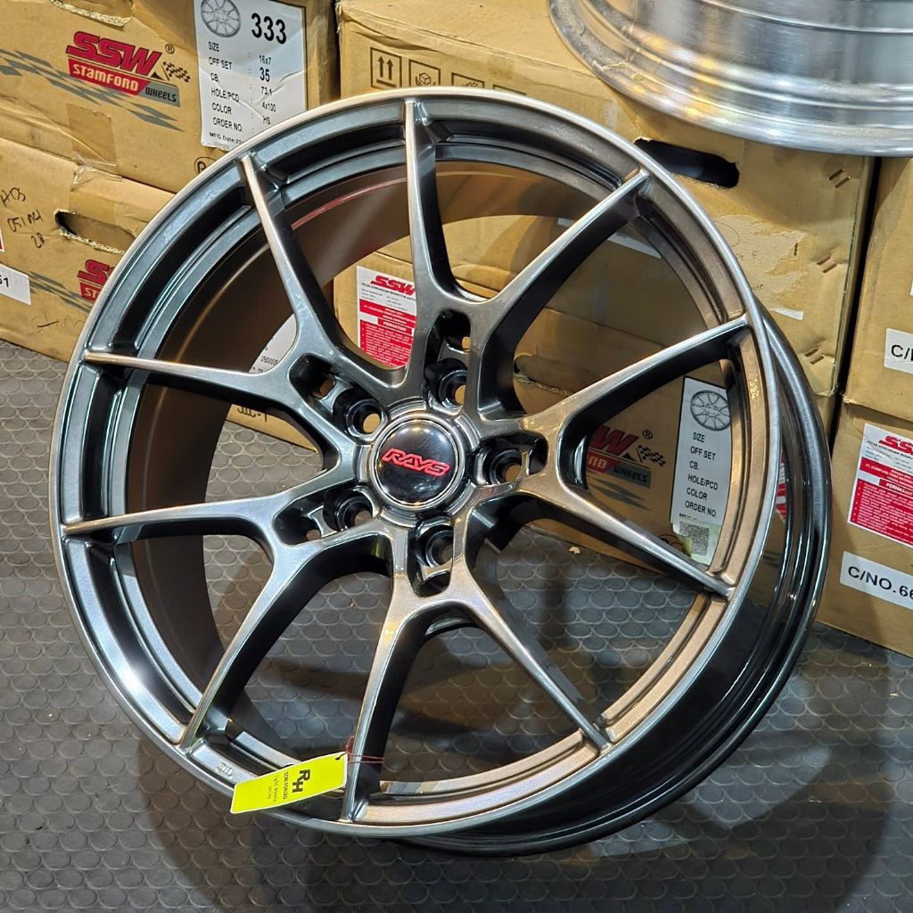 Jual velg rays g025 flow forming r19 pcd 5x120 lebar 8,5 velg racing ...