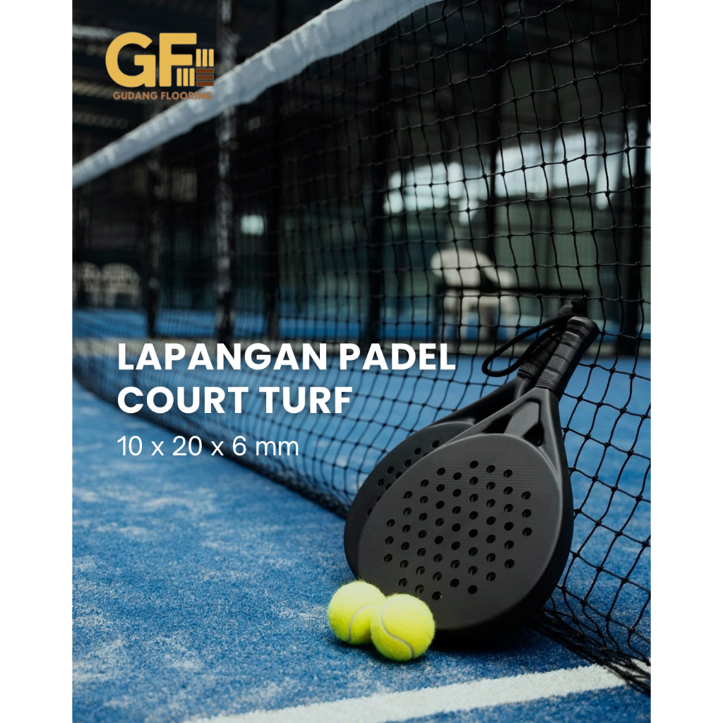 Jual Rumput Sintetis Lapangan Padel Tennis / Padel Court / Padel Grass ...