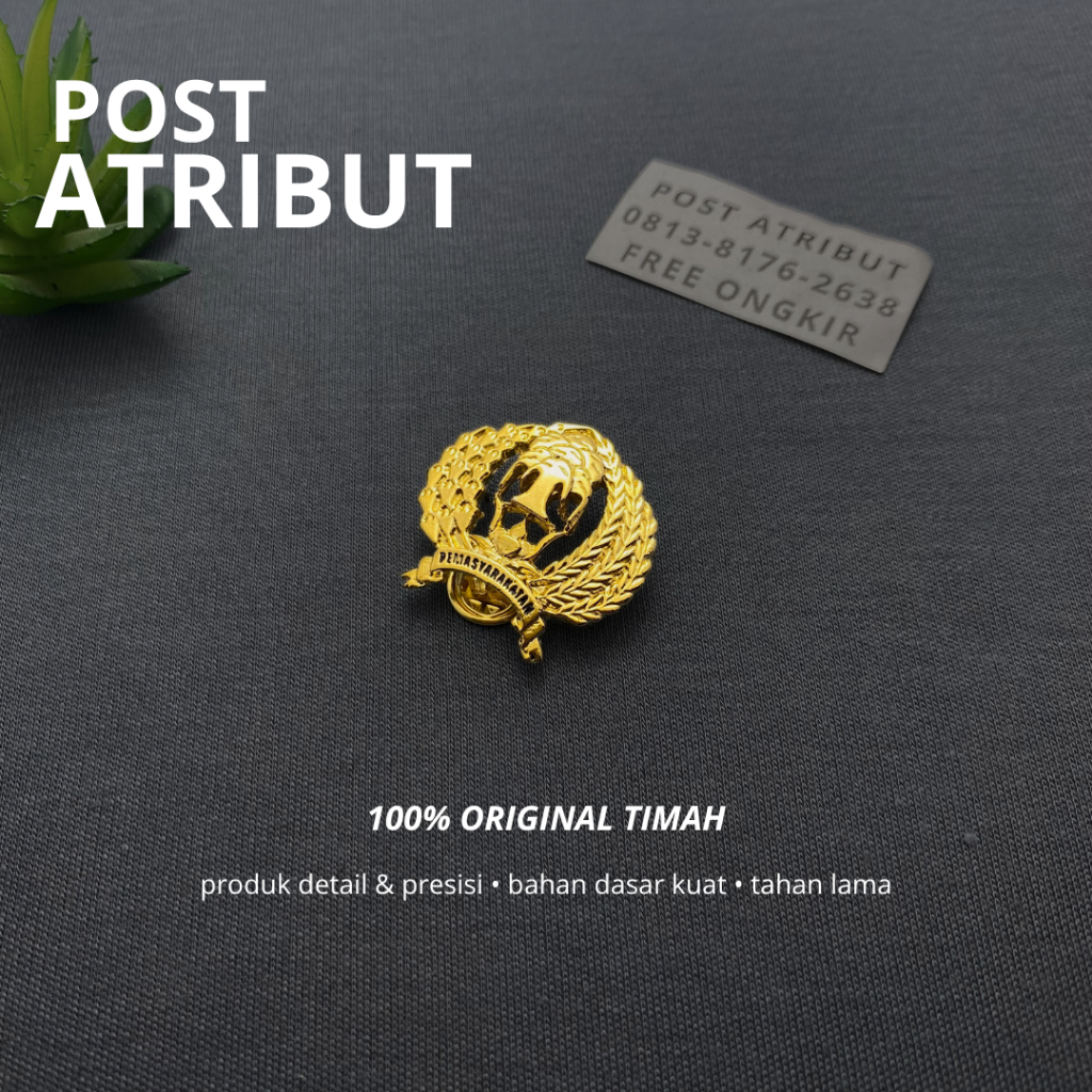 Jual Standar Pin Pemasyarakatan Terbaru / Pin Pemasyarakatan Standar ...