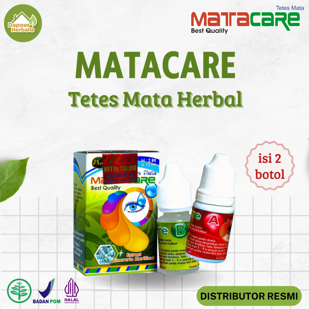 Jual TETES MATA MATACARE UNTUK MATA MINUS SILINDER DAN GLUKOMA | Shopee ...