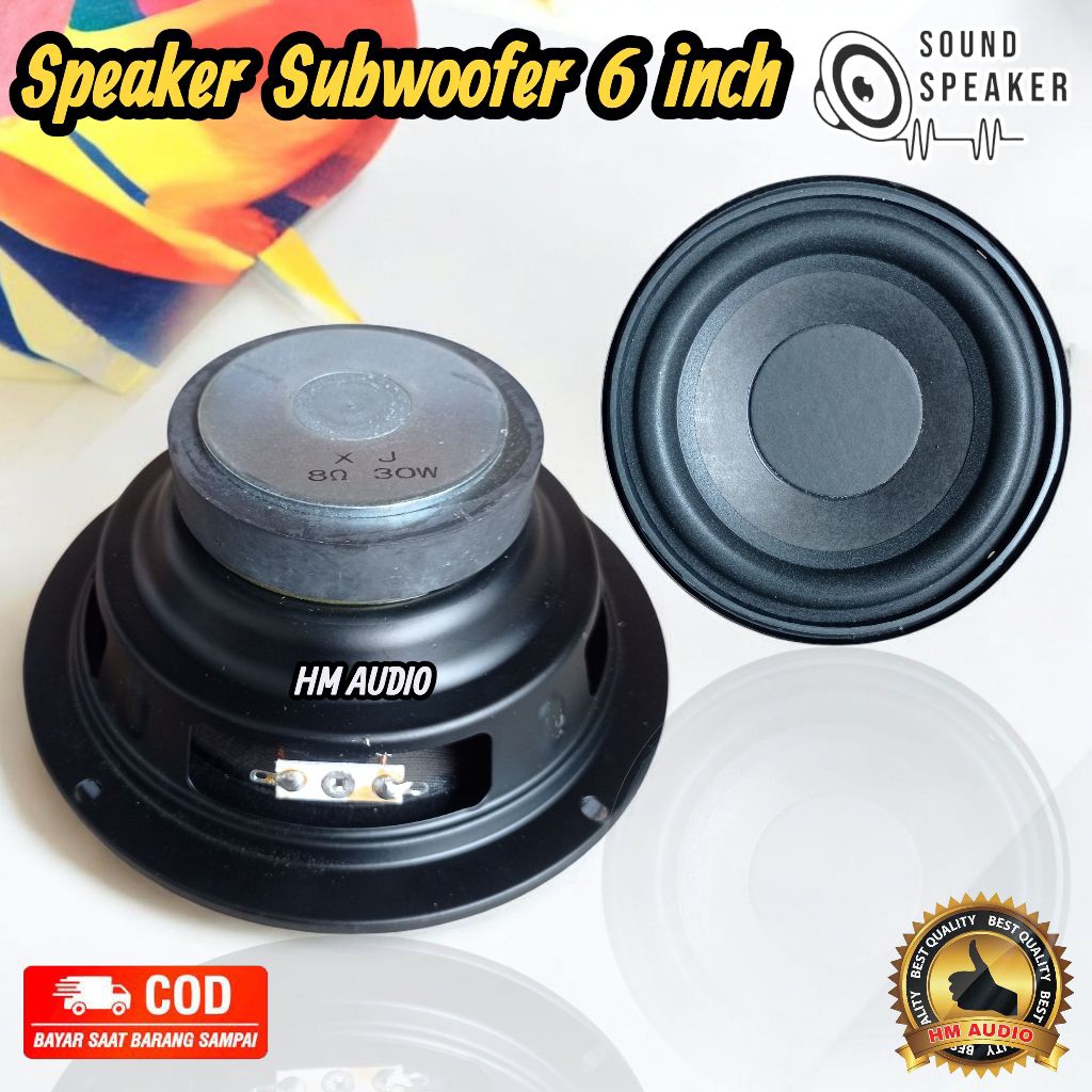 Jual Speaker Subwoofer 6 inch merk XJ | Shopee Indonesia
