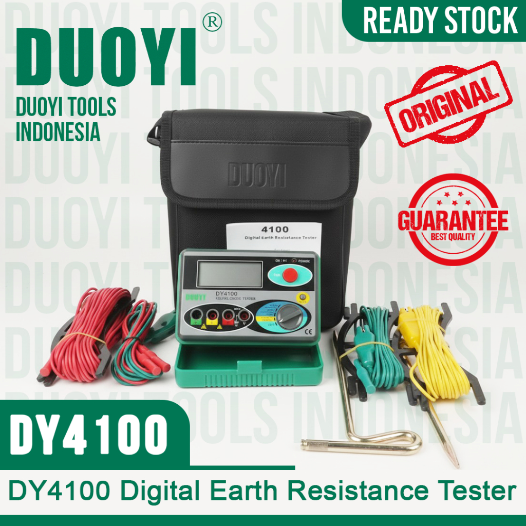 Jual Ground Resistance Tester Digital Meggers Earth Resistance Meter ...