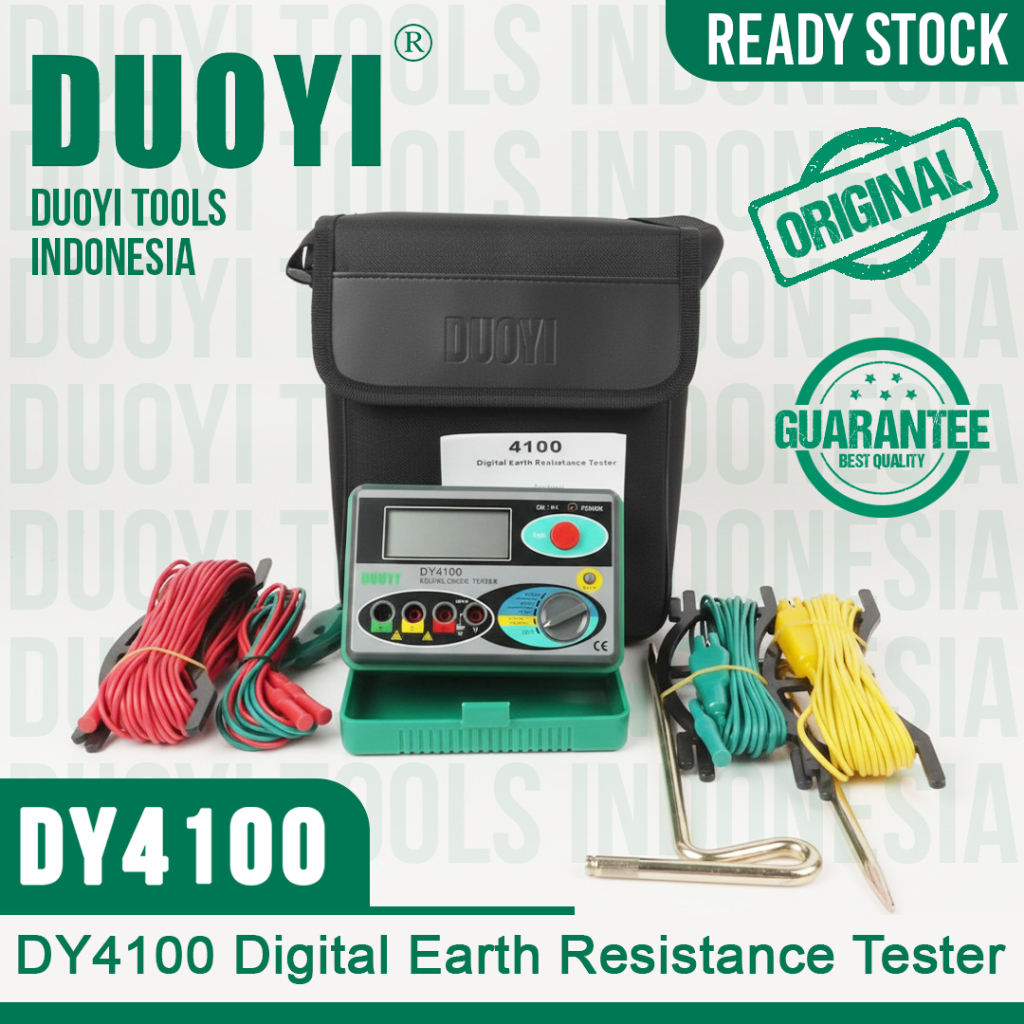 Jual DUOYI Ground Resistance Tester Digital Meggers Earth Resistance ...