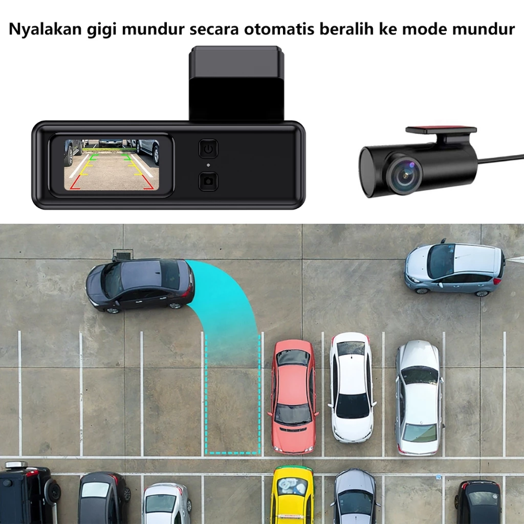 Acroder Dashcam Mobil 2K HD WiFi GPS Super Night Vision
