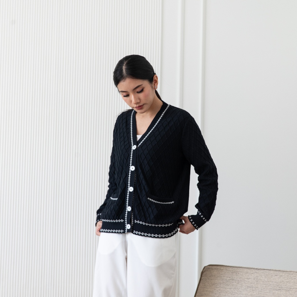 Jual COME Jackie Cardigan 183 (2 warna) - Kardigan Rajut Wanita Kasual ...