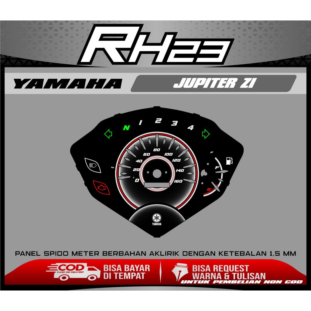 Jual PAPAN SPEEDOMETER COSTUM YAMAHA JUPITER ZI | Shopee Indonesia