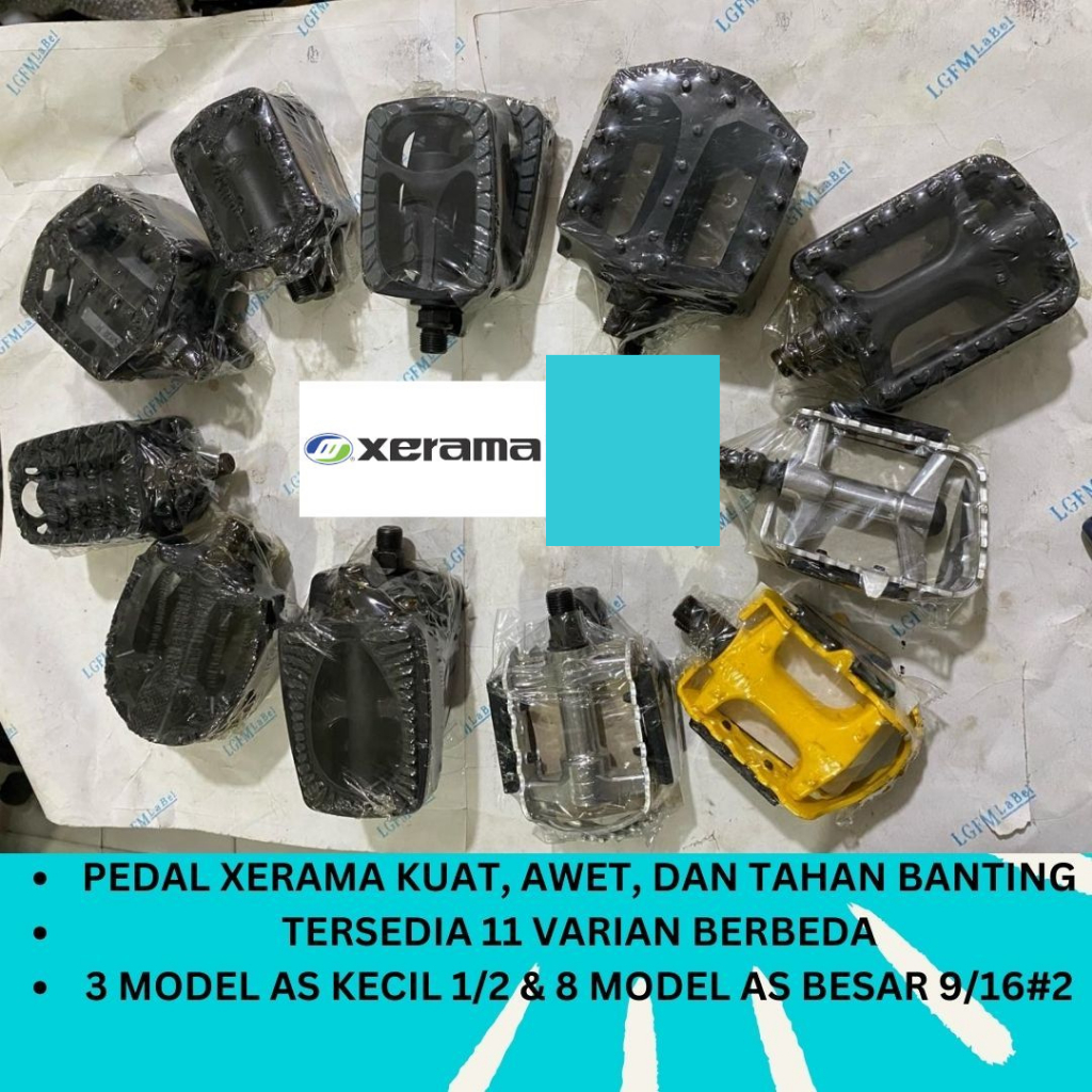 Jual XERAMA Pedal Sepeda As Besar Kecil BMX Gunung MTB Universal As ...