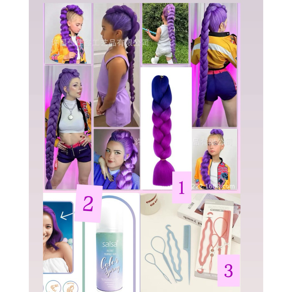 Jual PAKET RAMBUT RUMI K POP DEMON HUNTER | Shopee Indonesia