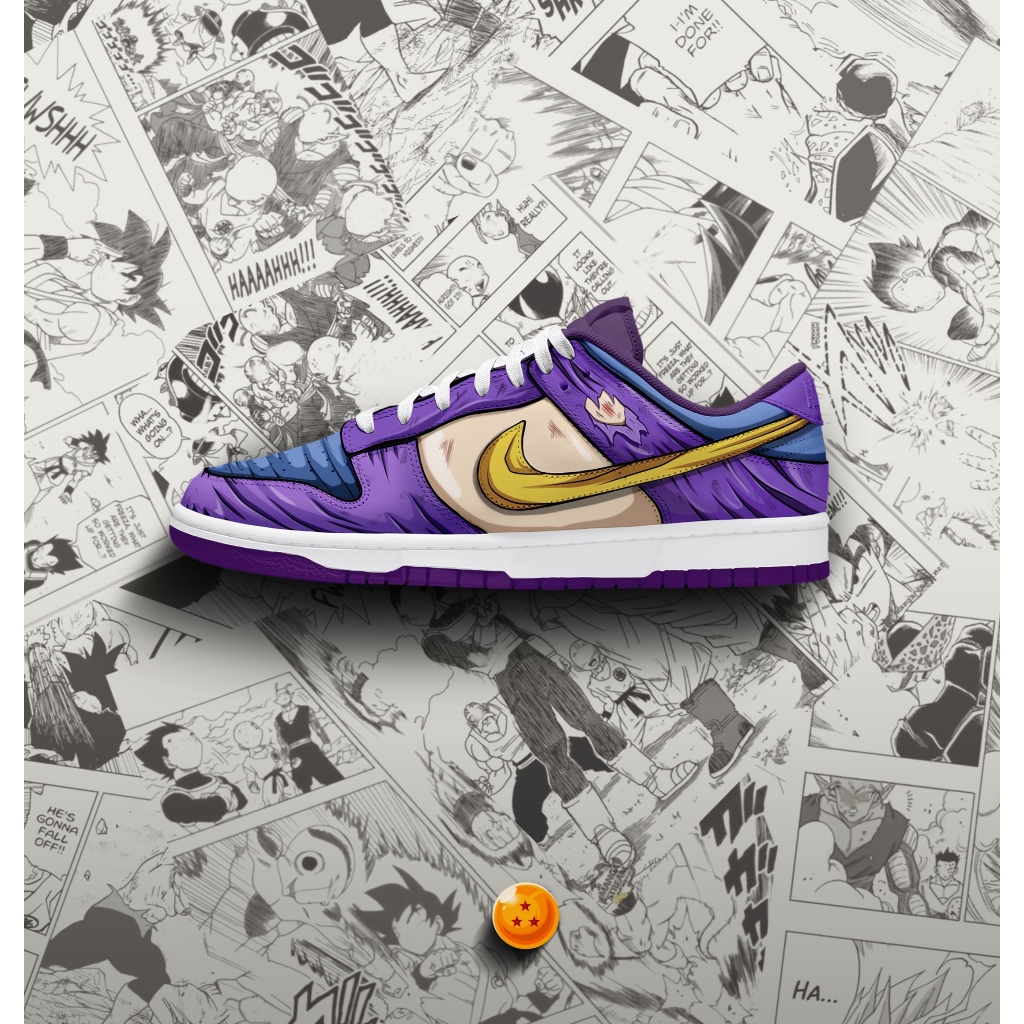 Jual custom nike dunk low DBZ Gohan by partystic | Shopee Indonesia