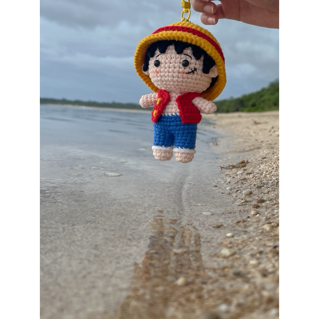 Jual [PULUUUK] Luffy | Zoro | Nami | One Piece | Keychain | Bagcharm ...