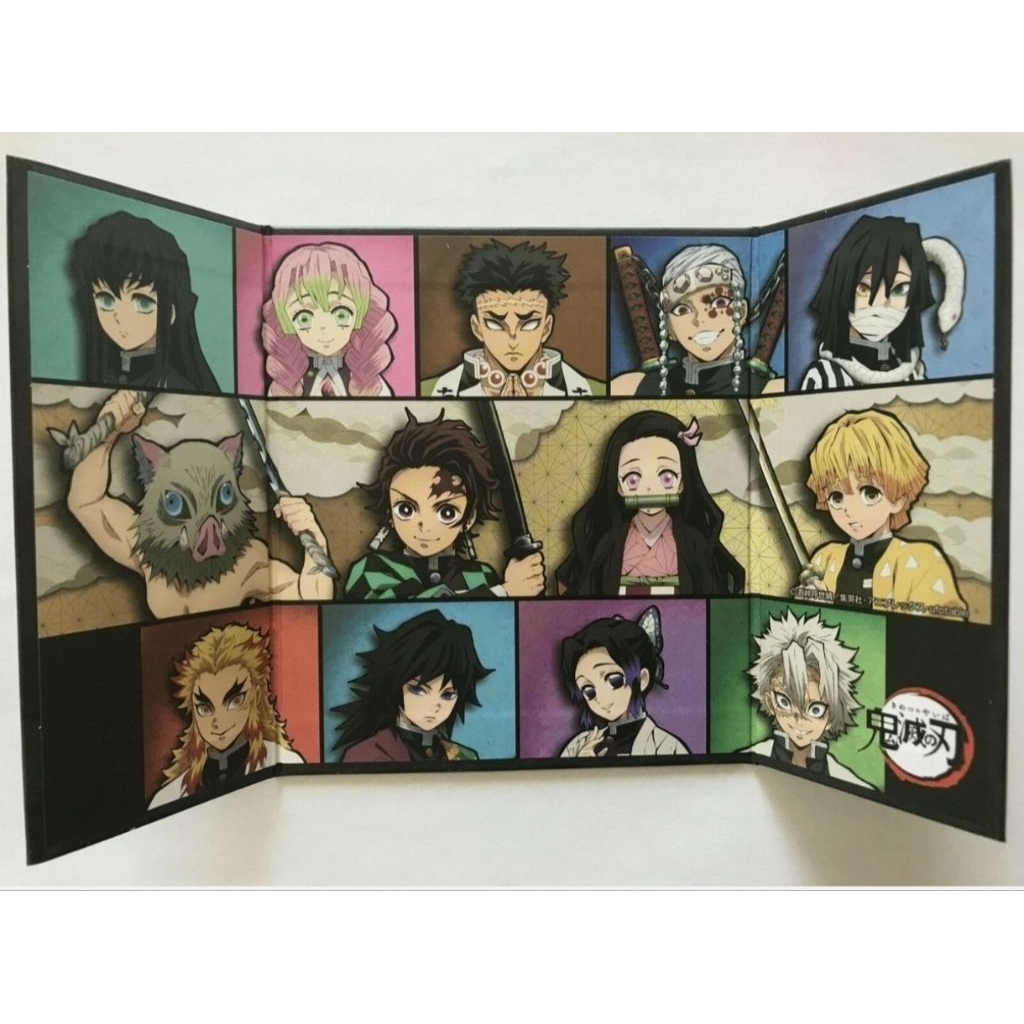 Jual Demon Slayers Mini Folding Screen Ready Stock Original Japan ...