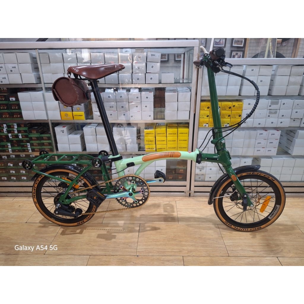 Jual SEPEDA LIPAT UNITED TRIFOLD 11 Speed LE Special LEATHER