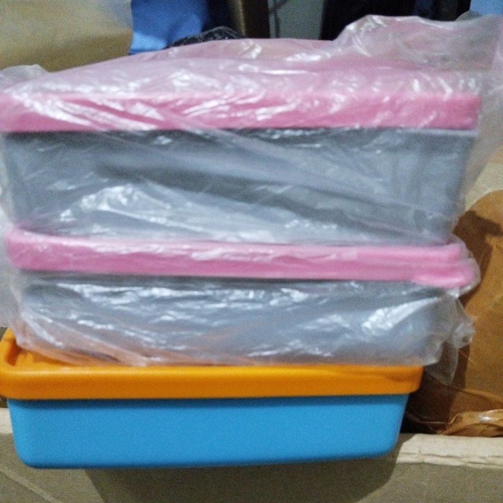 Jual Tupperware Medium Square 360ml per pcs | Shopee Indonesia