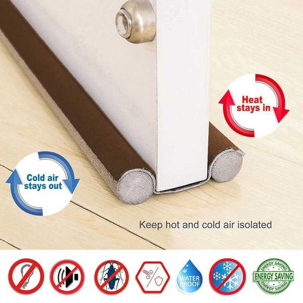 Jual TaffHOME Lis Penutup Celah Pintu Penghalang Debu Door Bottom Seal ...