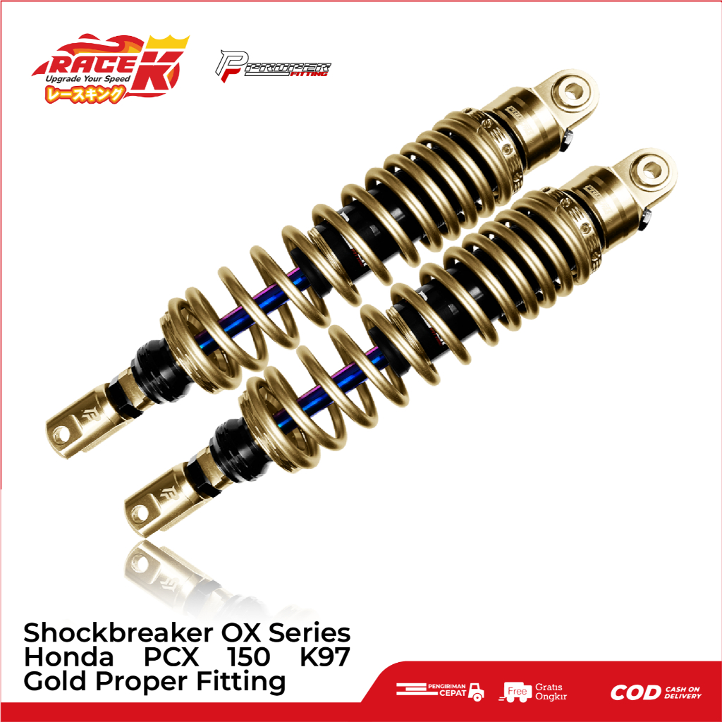 Jual PROPER Shock Shockbreaker Sok Belakang PCX 150 K97 CBS ABS 350mm ...