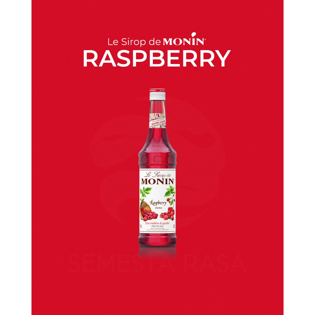 Jual Monin Syrup Raspberry / Framboise 700 mL | Sirup Rasa Buah Rasberi ...