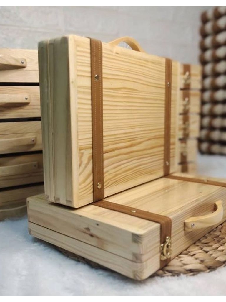 Jual Box album model Koper sabuk//bahan kayu jati Belanda//untuk album ...