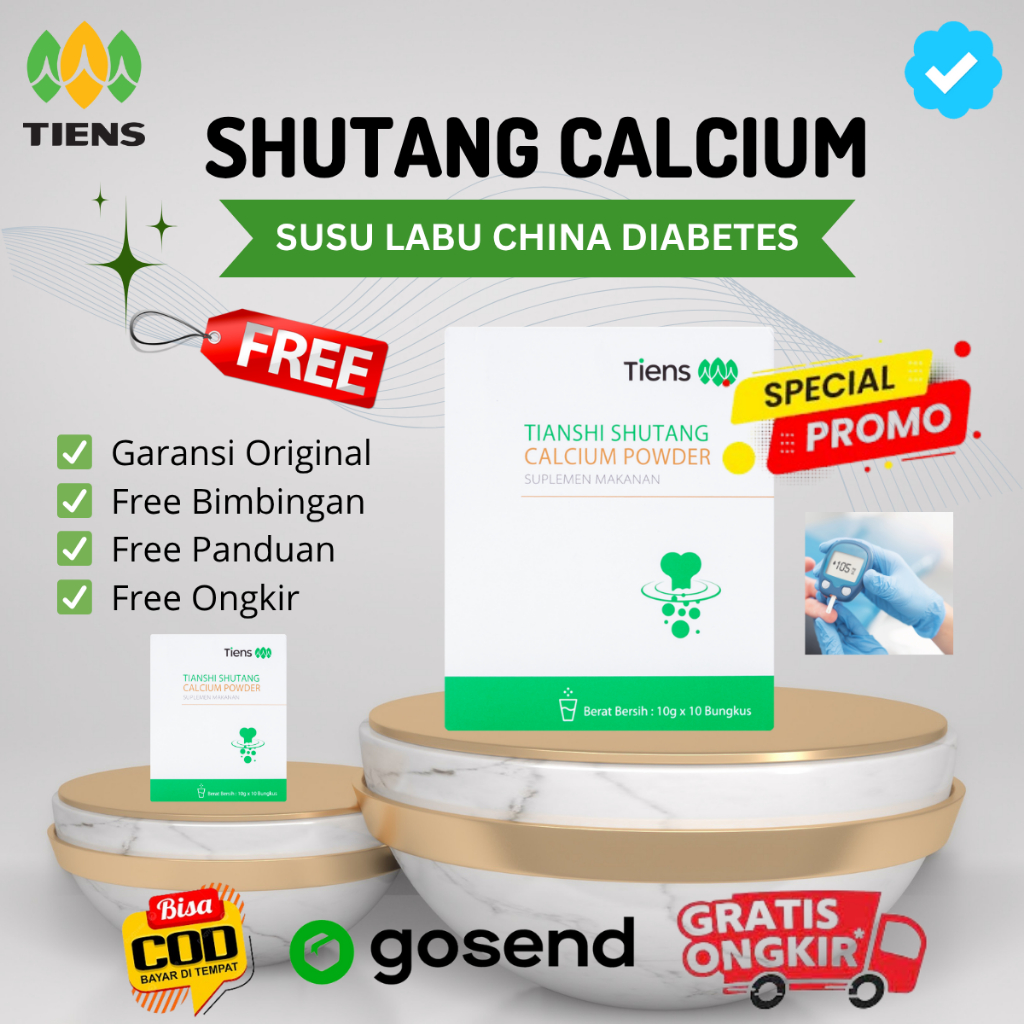 Jual Shutang Calcium Powder Susu Labu China Untuk Diabetes Tiens ...