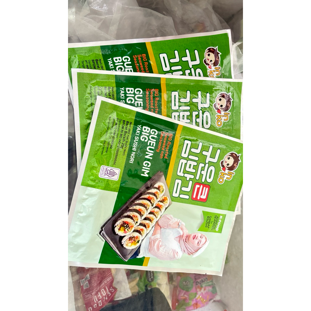 Jual Rumput laut inko - Nori lembaran (Via EXPEDISI) | Shopee Indonesia