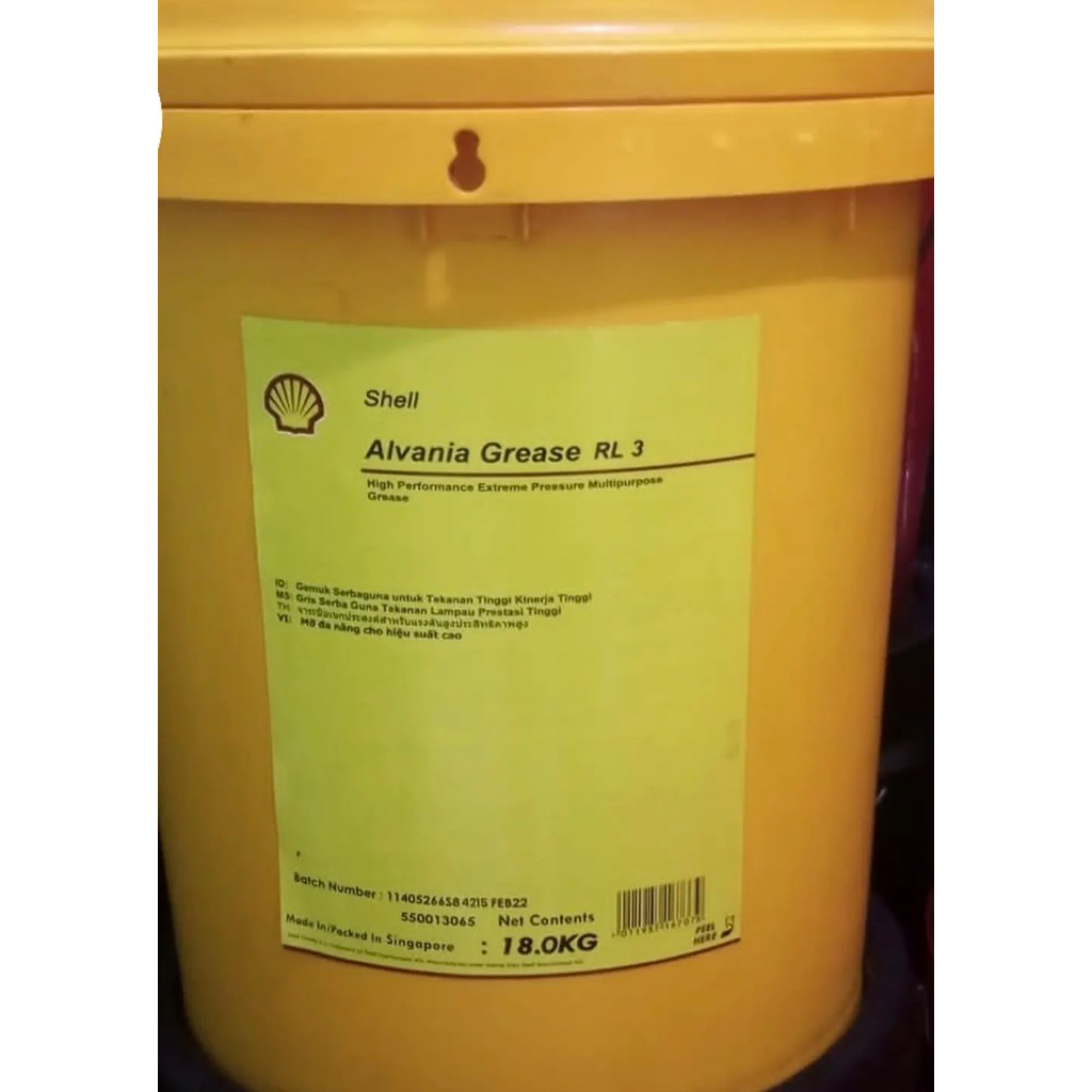 Jual Grease Lithium Shell Alvania RL 3 NLGI 3 - 18KG | Shopee Indonesia