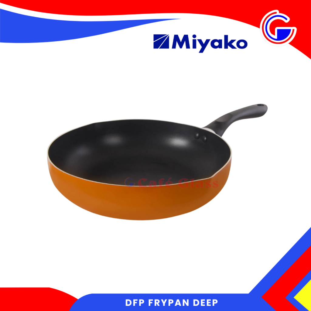 Miyako Dfp Frypan Deep - Wajan Anti Lengket Tahan Panas Fry Pan Dalam