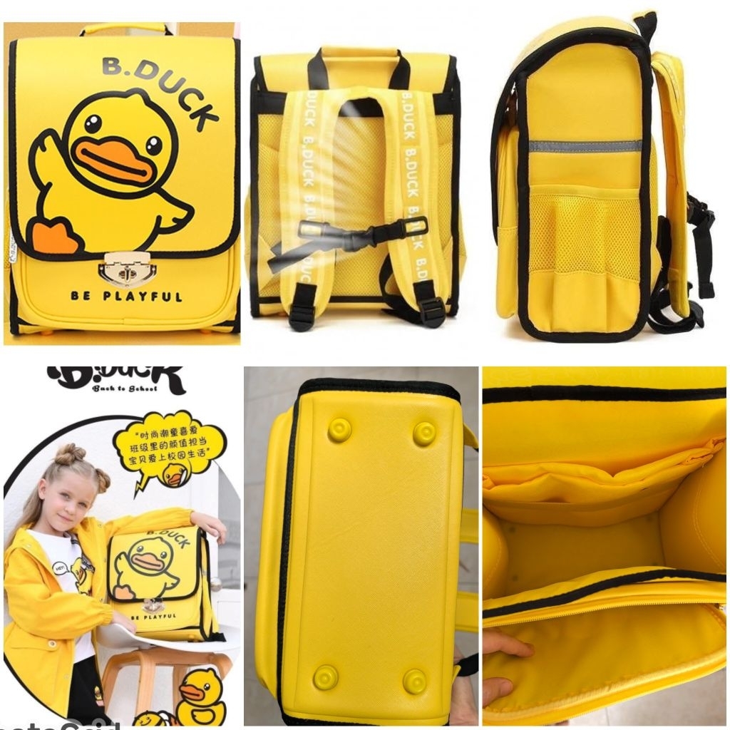 Jual Tas Ransel Sekolah Anak Randoseru Jepang Bebek Kuning B.Duck ...
