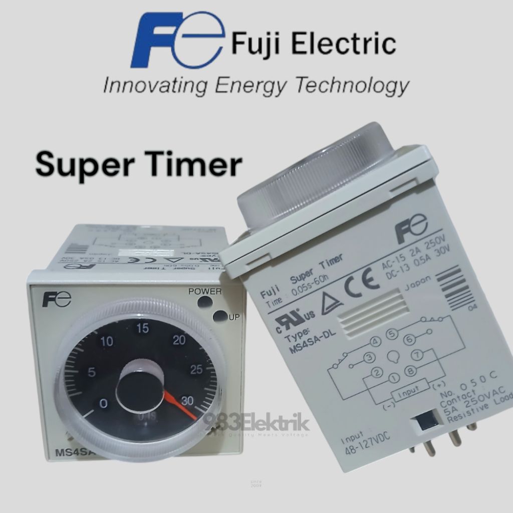 Jual Timer/Super Timer Merk Fuji Tipe MS4SA-DLZE | Shopee Indonesia
