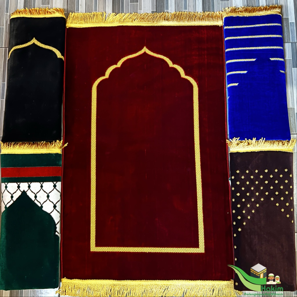 Sajadah Polos Turkey Tebal Anti Slip Besar ( 70x120cm ) Sajadah Turki Minimalis Tebal Premium
