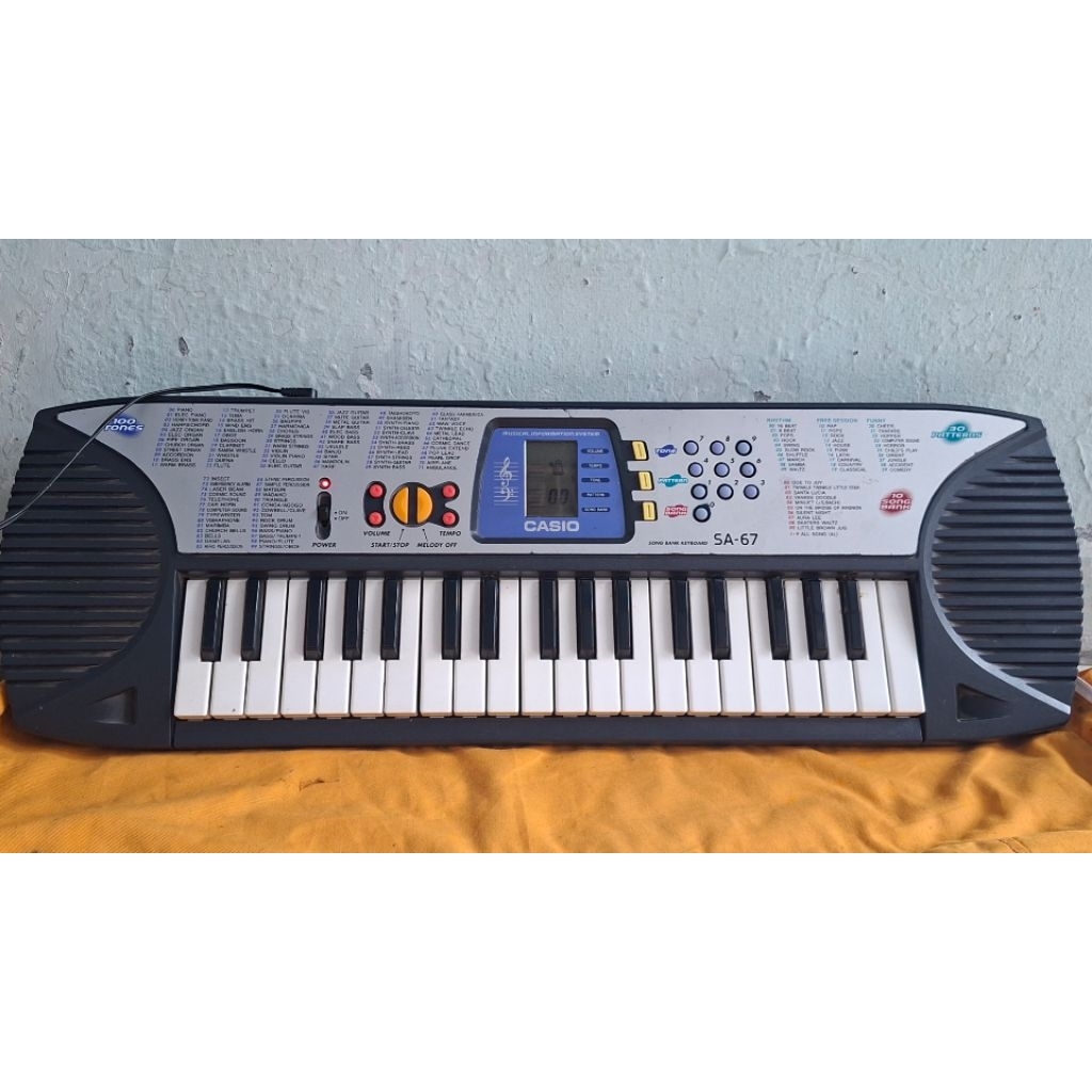 Casio Electronic Keyboard Casio Keyboard Sa 67 Casio SA67 37-Key