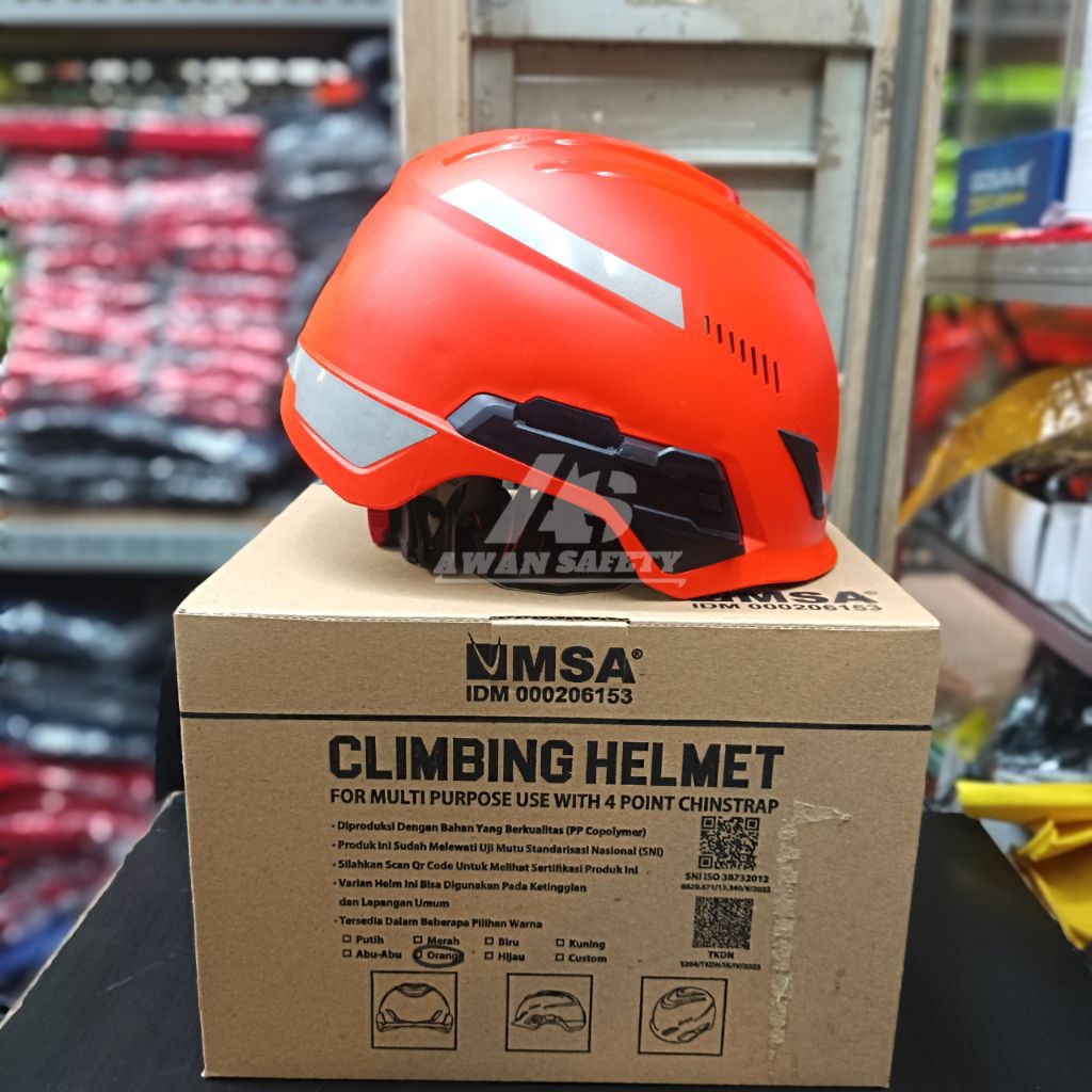Jual Helm Safety MSA Climbing ClimbX Haidar x MSA /Helm Outbound Helm ...
