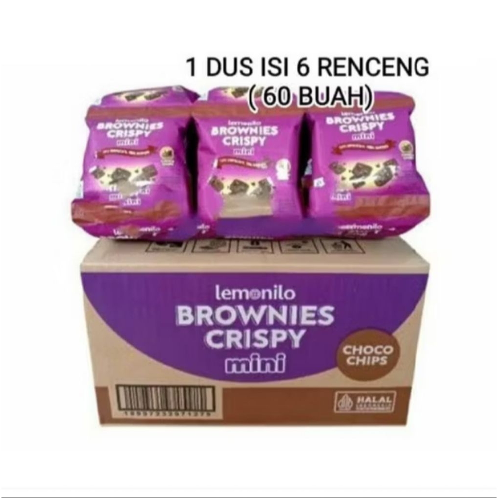 Jual lemonilo brownis crispy rencengan 1 dus isi 6 renceng | Shopee ...
