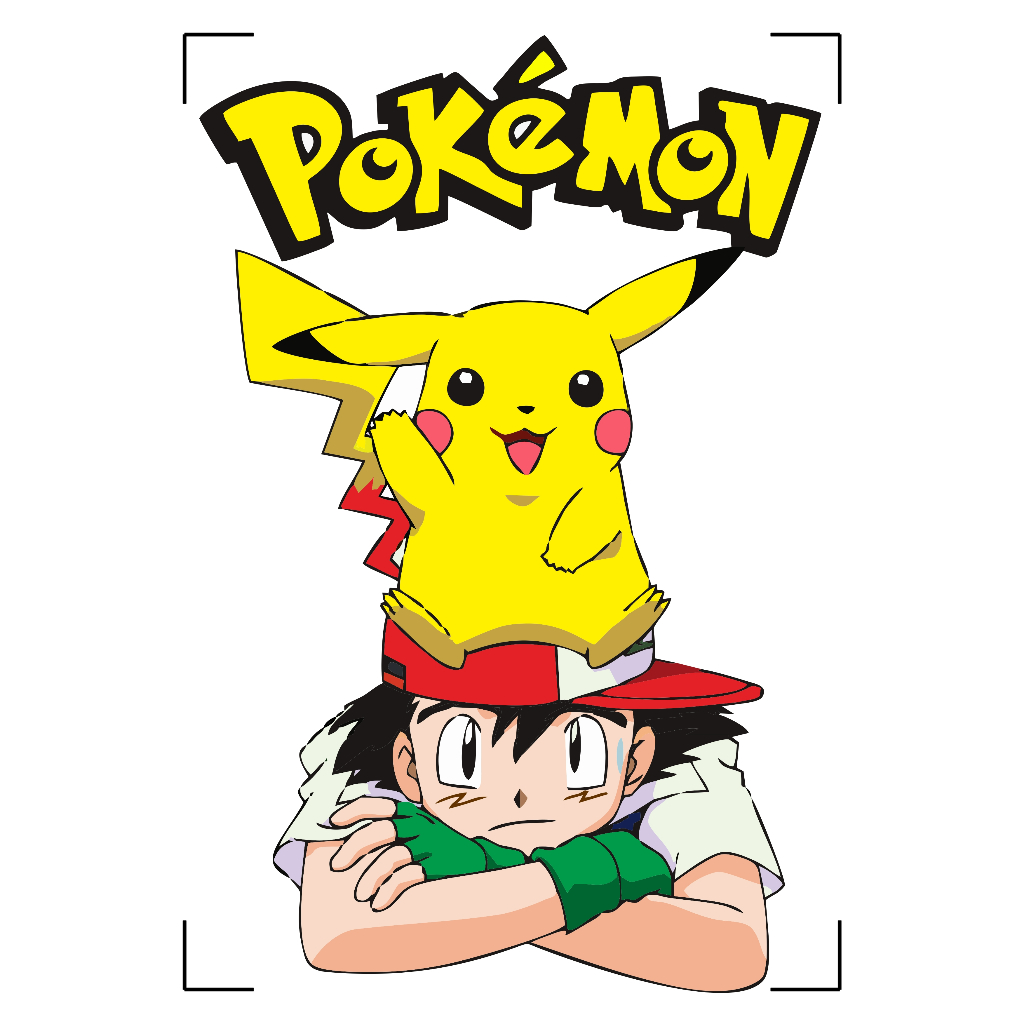 Jual TD011- STICKER POKEMON PIKACHU, AKSESORIES STIKER POKEMON PIKACHU ...