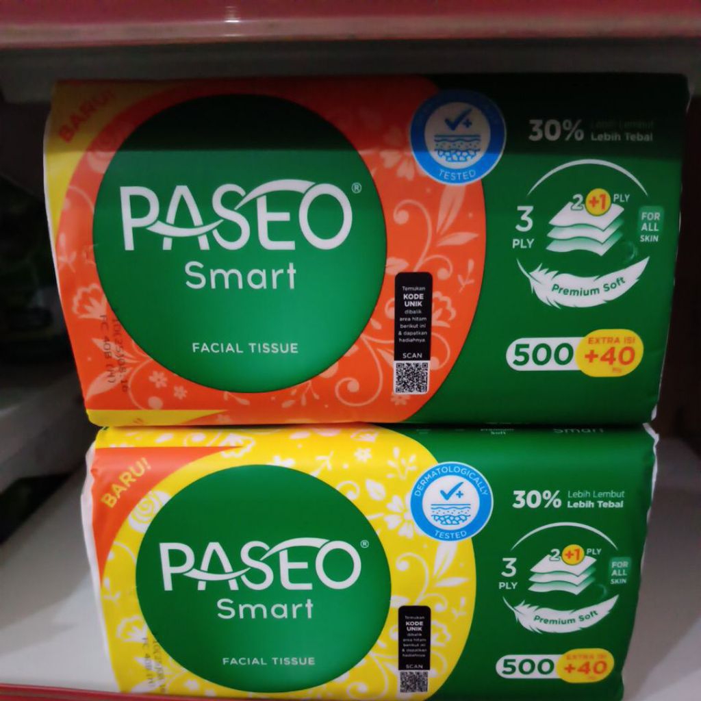 Jual PASEO SMART 500 PLY FACIAL TISU TEBAL MURAH | Shopee Indonesia