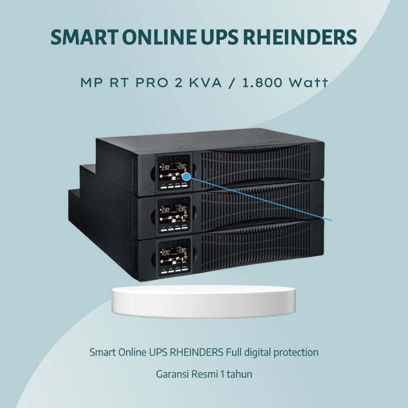 Jual Smart Online UPS RHEINDERS 2000 VA / UPS RHEINDERS tipe Rack 2 KVA ...