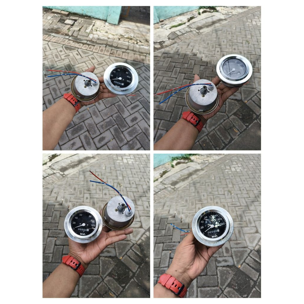 Jual SPEEDOMETER BULAT DAN RPM (BULAT CUSTOM)TAKO SPEEDOMETER BULAT ...