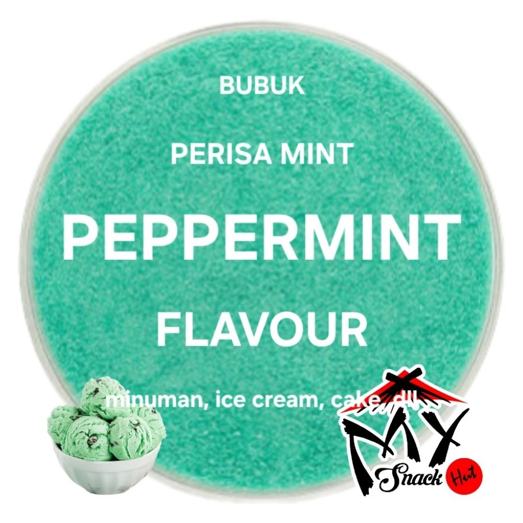 Jual PEPPERMINT FLAVOUR POWDER 50GR BIANG PERISA PEWARNA ICE CREAM ...
