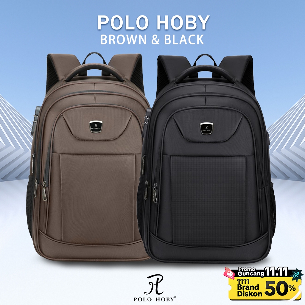 Jual Tas Ransel POLOHOBY Tas Model Stylish untuk Kerja Kuliah dan ...