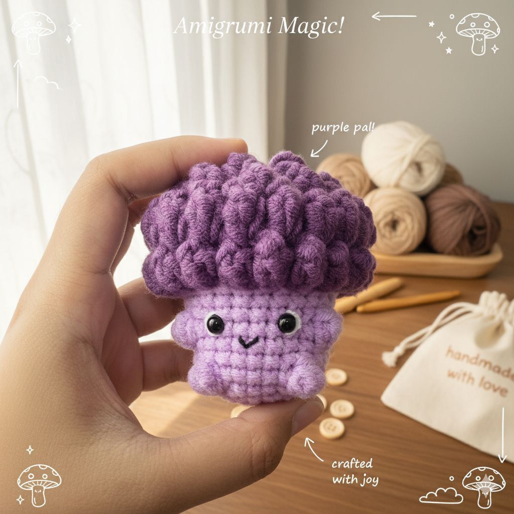 Jual Gantungan Kunci Rajut Brokoli - Broccoli Keychain Crochet ...
