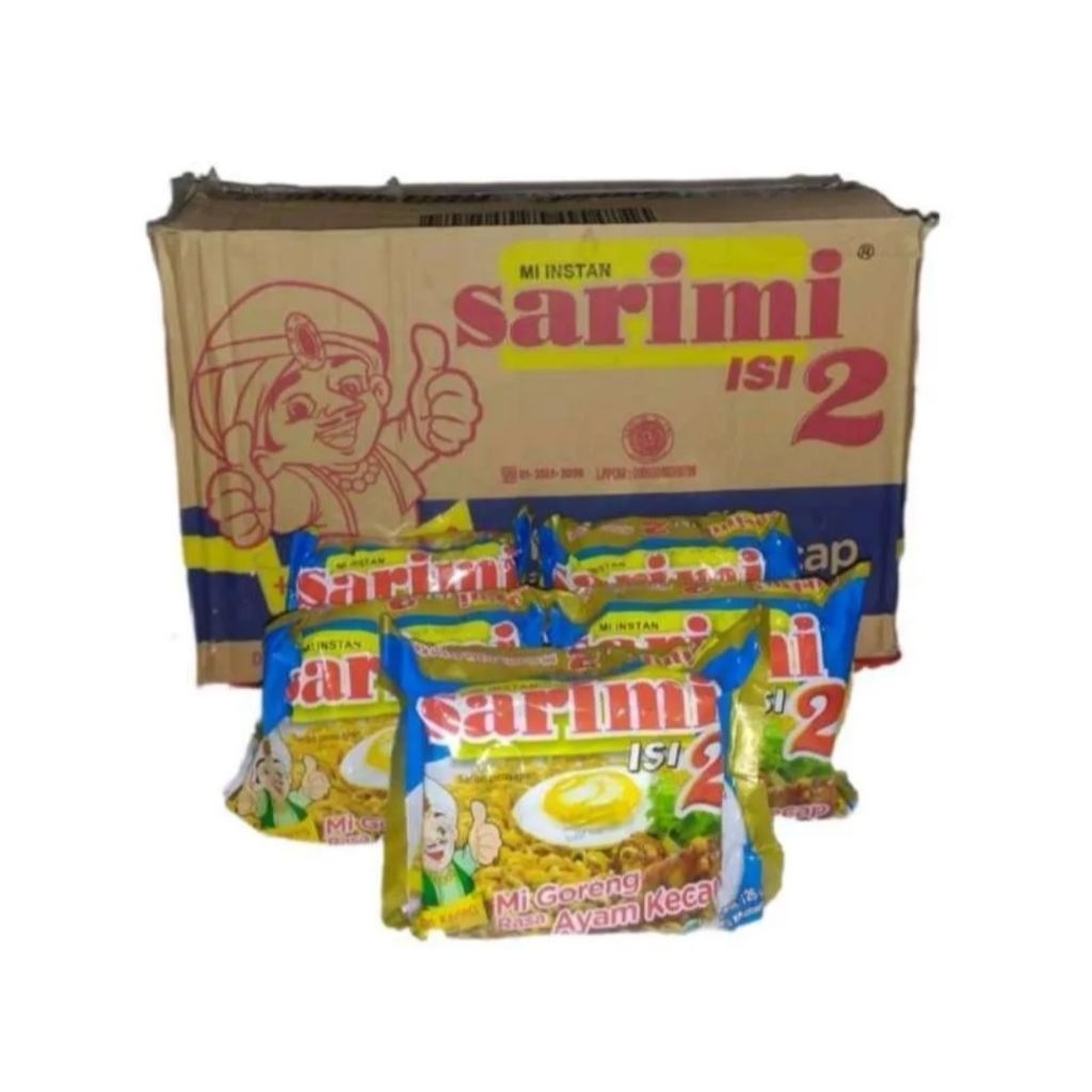 Jual Sarimi Isi 2 Mi Goreng Rasa Ayam Kecap 126 gram [ 1 Dus Isi 24 Pcs ...