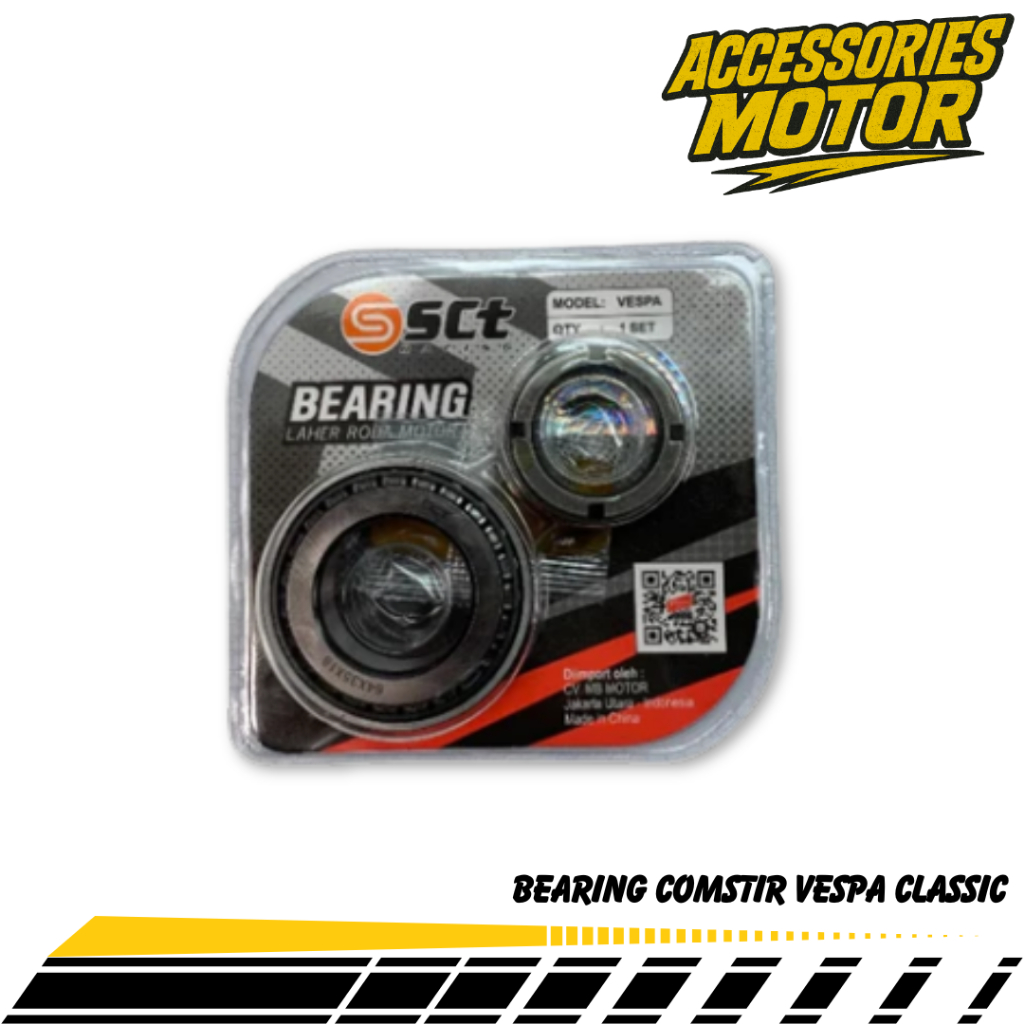 Jual Bearing Comstir Komstir Laher Vespa Classic Universal - Scarlet ...