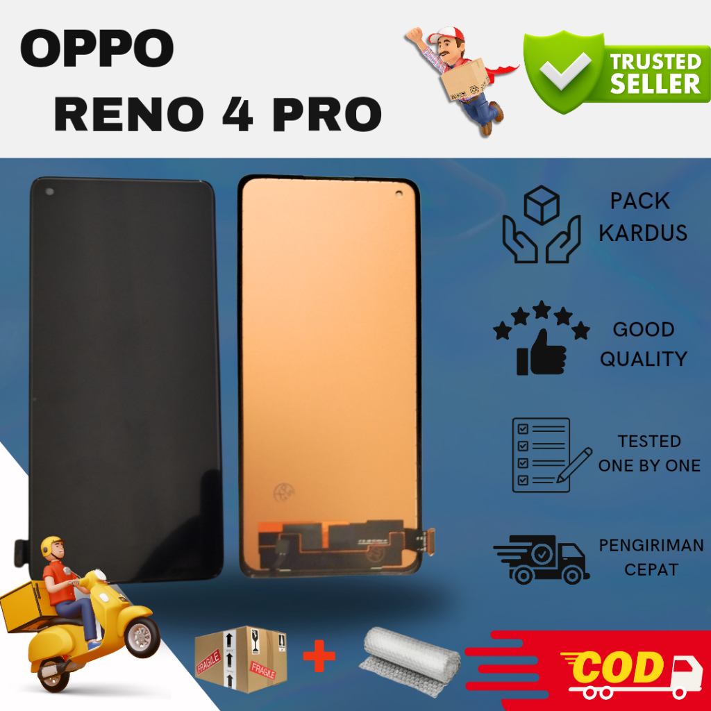 Jual LCD OPPO RENO 4 PRO ORIGINAL/OLED FULLSET HIGH QUALITY TOUCHSCREEN ...