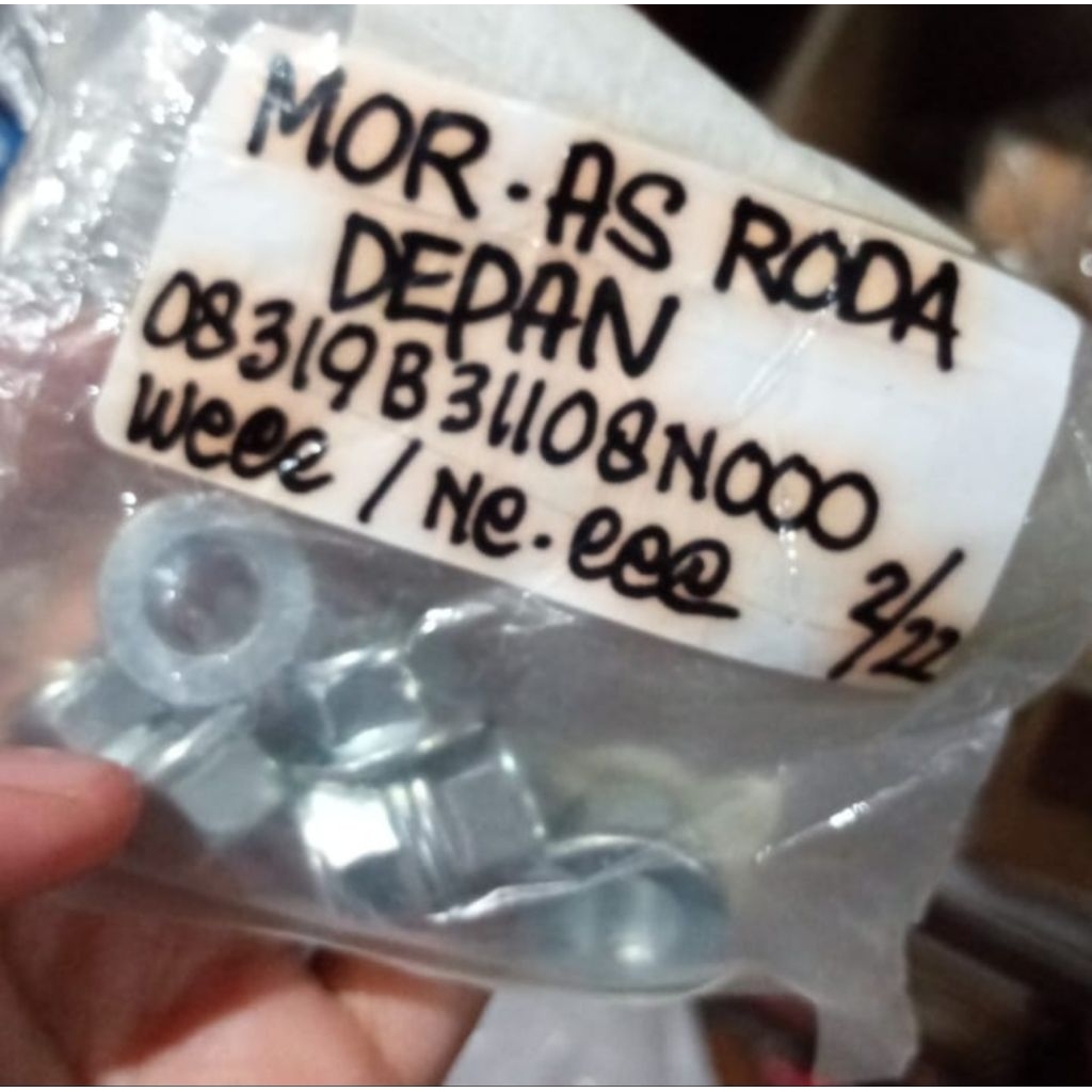 Jual mor as mur as roda depan original SGP | Shopee Indonesia