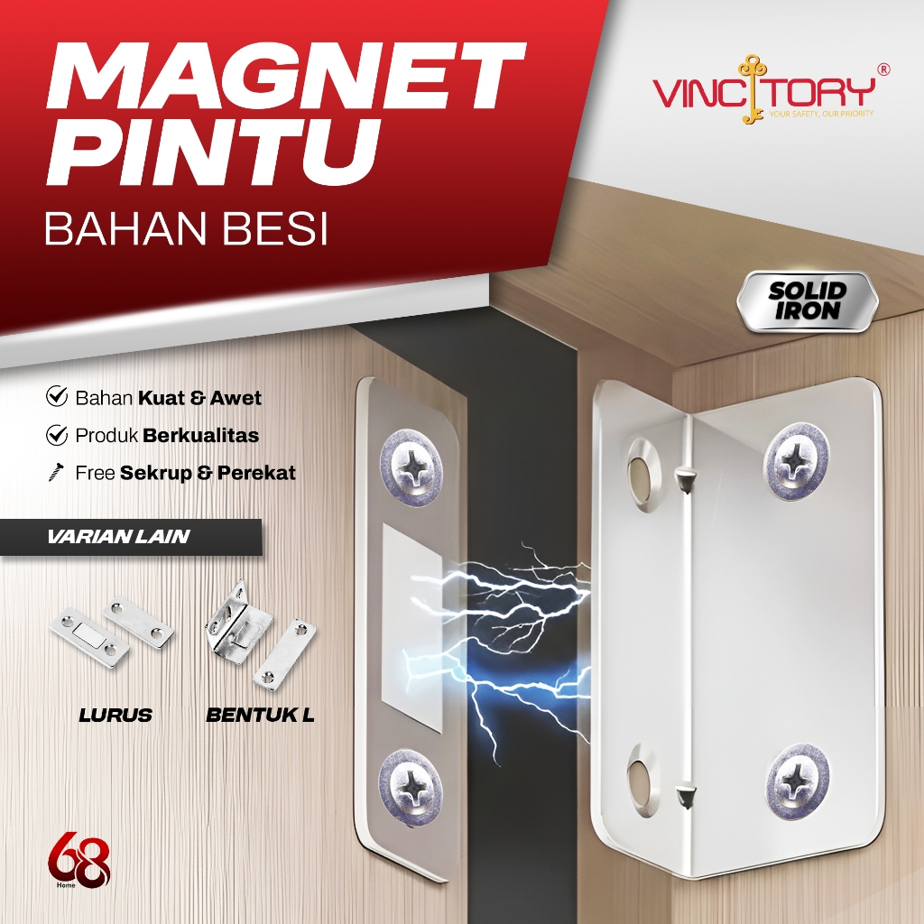 Jual Magnet Pintu Serbaguna Mengurangi Bunyi Benturan Saat Menutup ...