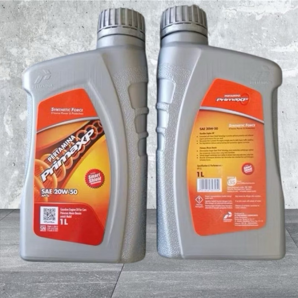 Jual OLI MESIN PRIMA XP SAE 20W-50 1LITER | Shopee Indonesia