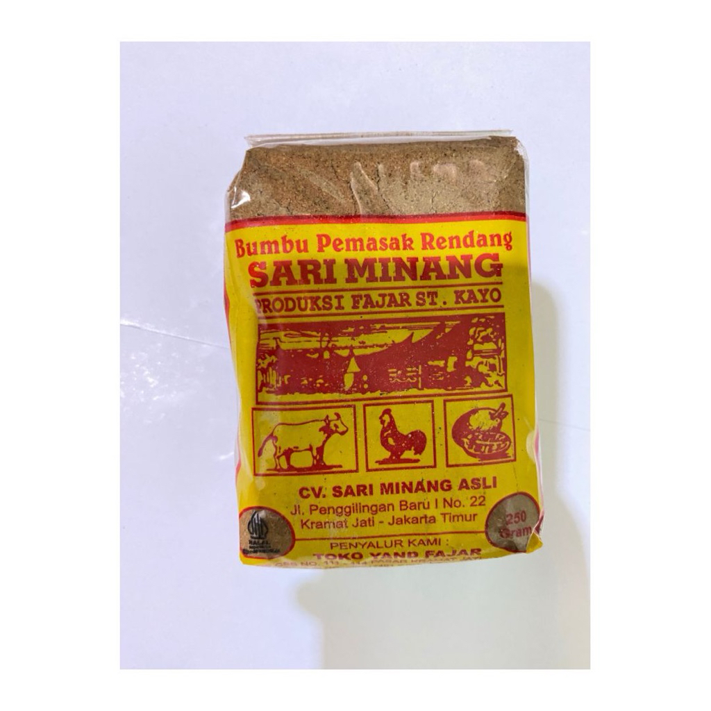 Jual BUMBU PEMASAK RENDANG SARI MINANG (250 gram) | Shopee Indonesia