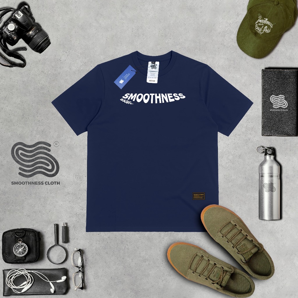 Jual Smoothness - Kaos Regular Smoothness (Navy) Untuk Pria & Wanita ...