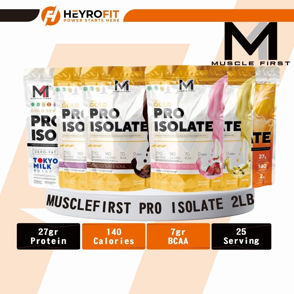 Jual MUSCLEFIRST Pro Isolate 2lb | M1 Whey Protein Isolate 900gr ...