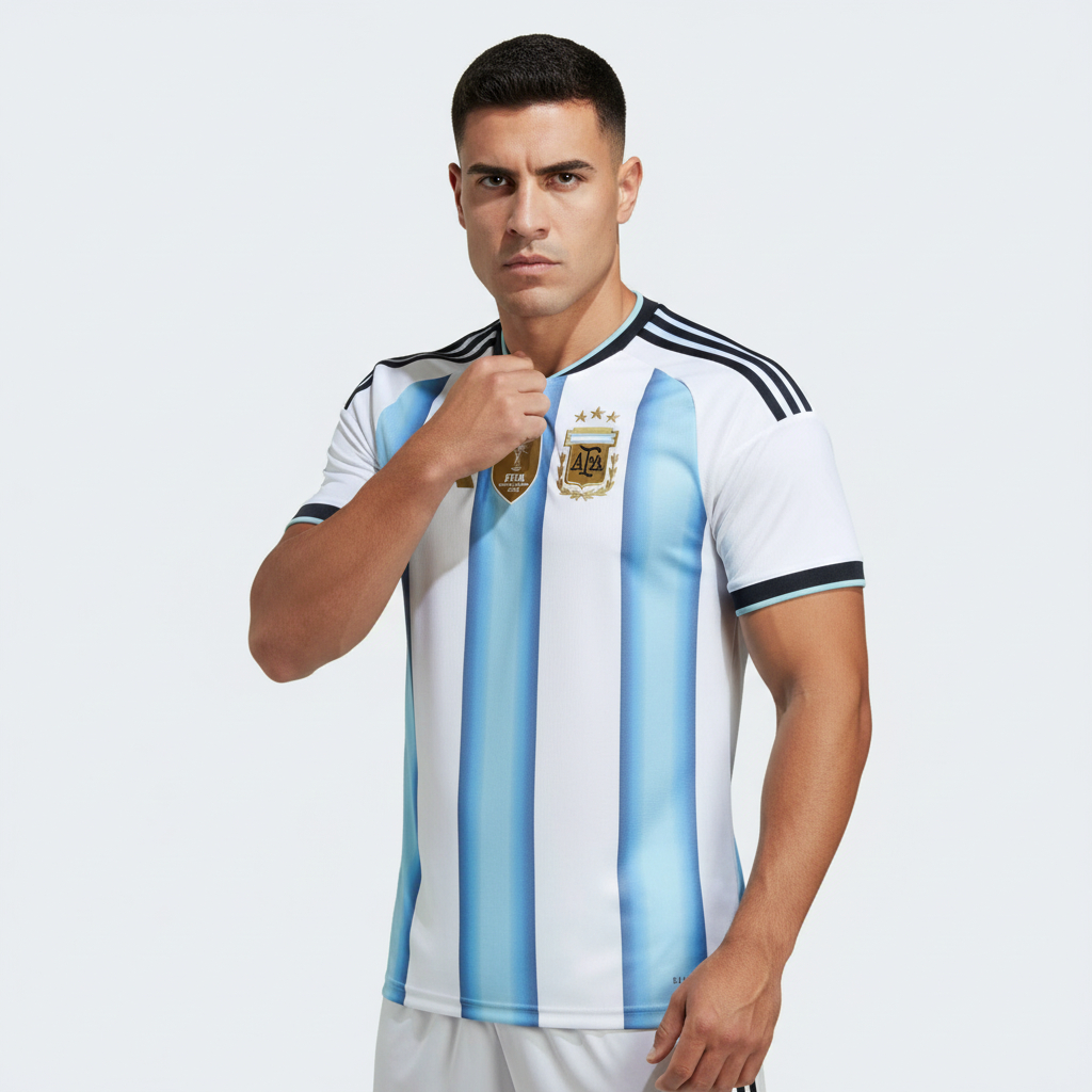 Jual Jersey Argentina Home 2026 2027 Baju Bola Biru Putih FANS Timnas