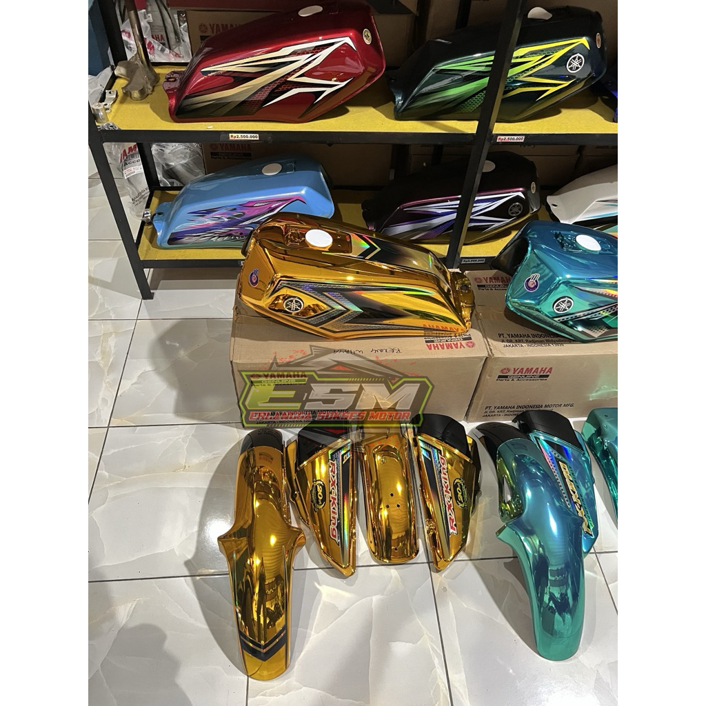 Jual TANGKI RX KING FULL SET CHROME SPRAY | Shopee Indonesia